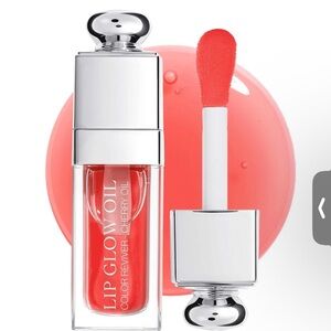 Dior Lip Glow Oil Hydrating High-Shine Gloss- Poppy Coral